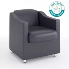 Envio Imediato - Poltrona CORINO Decorativa Dilla Consultório, Recepção, Sala, Escritório