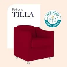 Envio Imediato - Poltrona SUEDE Decorativa Dilla Consultório, Recepção, Sala, Escritório