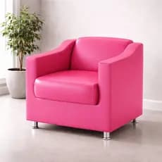 Poltrona Cadeira para Manicure Penteadeira de Quarto Salão de Beleza Decorativa Corino Dilla