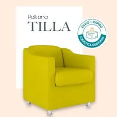 Envio Imediato - Poltrona SUEDE Decorativa Dilla Consultório, Recepção, Sala, Escritório