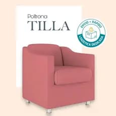 Envio Imediato - Poltrona SUEDE Decorativa Dilla Consultório, Recepção, Sala, Escritório