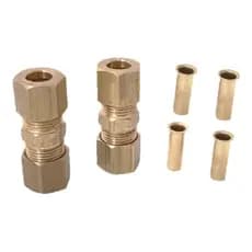 Conector União 2 Un P/ Tubo De Cobre 5/16'' Inserto Anilha