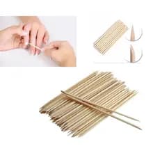 Palitos de Laranjeira para Cutícula Manicure Pedicure 50,100,200,300,500