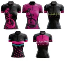 Camiseta ciclismo feminina camisa para ciclista
