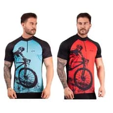 camisa de ciclista para ciclismo masculina