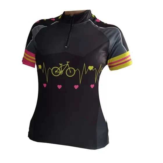 Camisa ciclismo feminina camiseta ciclista