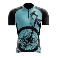 Camisa de ciclismo ciclista blusa bike com bolso