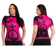 Roupas para ciclistas ciclismo feminino rosa
