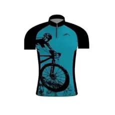 Camisa ciclismo para ciclistas azul