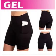Bermuda de ciclismo para ciclistas Feminina GE D70