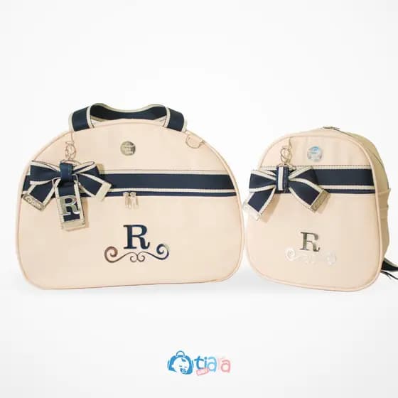 Kit Bolsa Maternidade Personalizada em acrilico, bolsa de bebê, conjunto maternidade | Tiara Baby