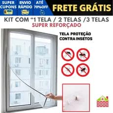 Telas Mosquiteiro Anti-Inseto Mosquito Mosqueteira Ajustável Para Janela