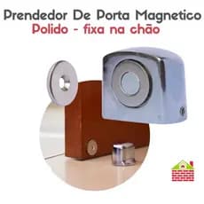 Prendedor De Porta Magnetico Amortecimento Batente Fixador de porta