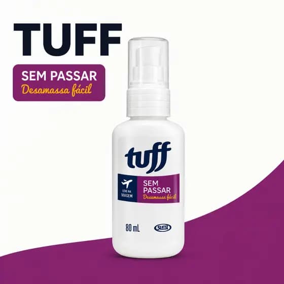 Desamassa Fácil Roupas Sem Passar Spray Tuff 60ml