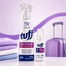 Sem Passar Spray Tuff Desamassa Fácil Roupas Perfuma