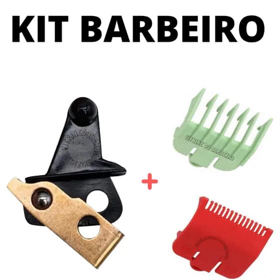 Botão Liga E Desliga + Kit Pentes Para Navalhado 0.5 e 1.5!