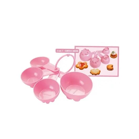 Conjunto Medidor Formecort Mede e Corta Molde Para Biscoito