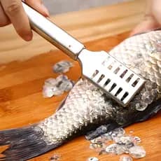 Descamador Removedor Escama De Peixe Metal Culinária