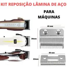 Lâmina De Aço Kit Reposição P/ Máquina De Corte Legend