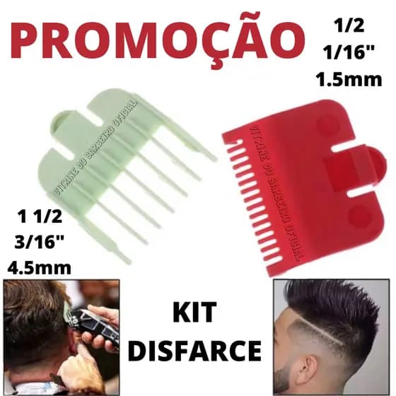 Pente De Disfarce 1.5 E 0.5 P/ Máquinas Babyliss
