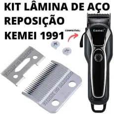 Kit Reposição Lâmina De Aço Para Máquina Tosa Pet 1991