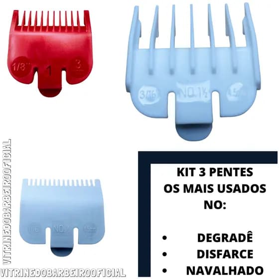 3 Pentes Disfarce e Navalhado 0,5 1,0 1,5 P/ Máquinas