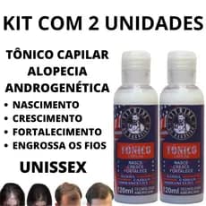 2 Tônico Capilar Para Fortalecimento Do Bulbo Capilar
