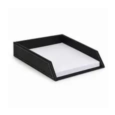 Bandeja A4 Couro Organizador de Mesa Porta Papel Sulfite
