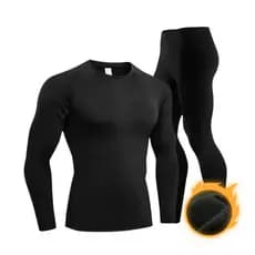 Conjunto Térmico Segunda Pele Masculino Slim Fit Flanelado Frio Intenso Fio 80