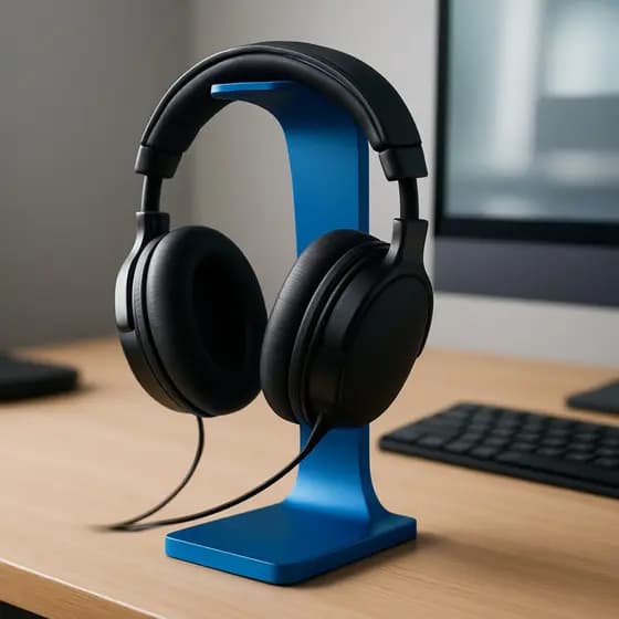Suporte De Headset Com Design Minimalista Para Mesa Escritório Quarto Ou Setup Gamer