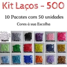 Laços lacinhos para lembrancinhas N°2 - 10 Pacotes Com 50 unidades Cada