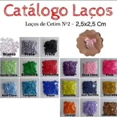 Laços de Cetim lacinhos para lembrancinhas N°2 - 60 Pacotes Com 50 unidades Cada