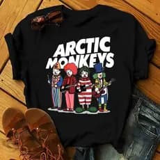 Camiseta Básica Artic Monkeys Banda