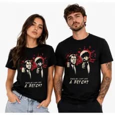 Camiseta Basica Filme Pulp Fiction Dpes We Look Like A Bitch