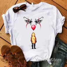 Camiseta Filme It Palhaço  Dia Das Bruxas Personalizada