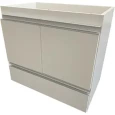 Gabinete 70 CM Puxadores em Aluminio 100 % Mdf Móveis Banheiro JTR com Gaveta JTR