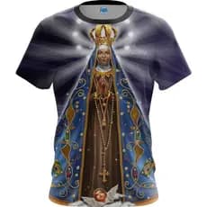 Camisa Camiseta Adulto Nossa Senhora Aparecida Padroeira 03