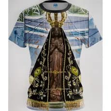 Camisa Camiseta Adulto Nossa Senhora Aparecida Padroeira 07