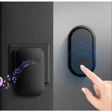 Campainha sem fio Campainha autoalimentada Campainha com melodias Campainha resistente