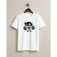Camisa Blusa Feminina Docinho Camiseta Academia Barra Fitness Super Poderosa Lançamento Oferta Trevix!