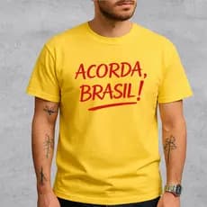 CAMISA ACORDA BRASIL - NIKOLAS FERREIRA