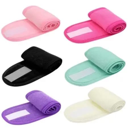 Kit com 3 Faixa Tiara Para Cabelo com Estética Para Limpeza/ Maquiagem /Skin Care