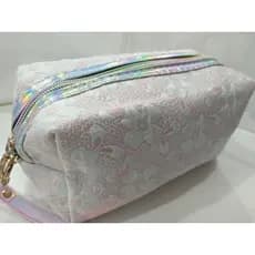 Necessarie/organizador retangular sereia para viagem/maquiagem