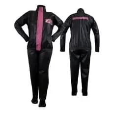 Capa De Chuva Feminina Motoboy Motociclista Poliéster C Bolso Rm Moto