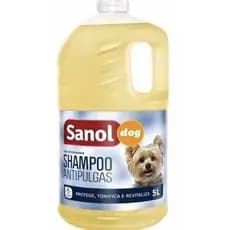 Shampoo Antipulgas 5 Litros Sanol Cachorro Gato Pet Animais