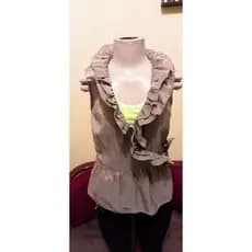 blusa feminina dourada JUST BE  -  38 - poliéster com poliamida
