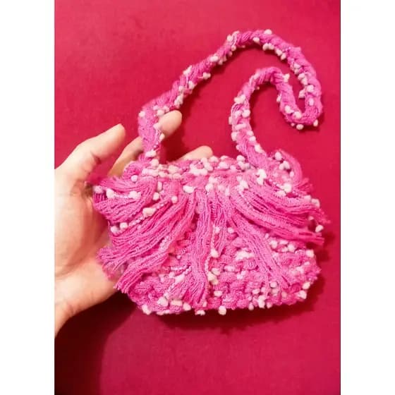 bolsa  em crochê  varias  cores 100% artesanal