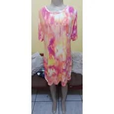Vestido Tie Dye  Abella  viscose com elastano- GG/USADO