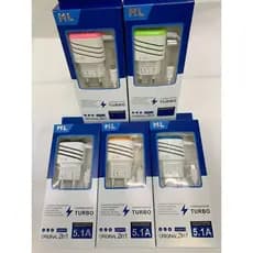 KIT COM 10 PECA CARREGADOR CELULAR 5.1A V8 MICRO USBl