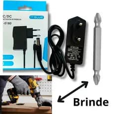 Carregador Bivolt P4 Para Bateria De Lítio  Pino P4